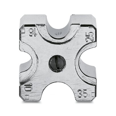 Phoenix Contact Lower Part Die; CRIMPFOX-C120 RC 35/F-DIE; for 10; 16; 25; 35mm2 uninsulated cable lugs; indent crimp